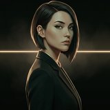 KI-generiertes Porträt der KI-Agentin Raina (Social Media)